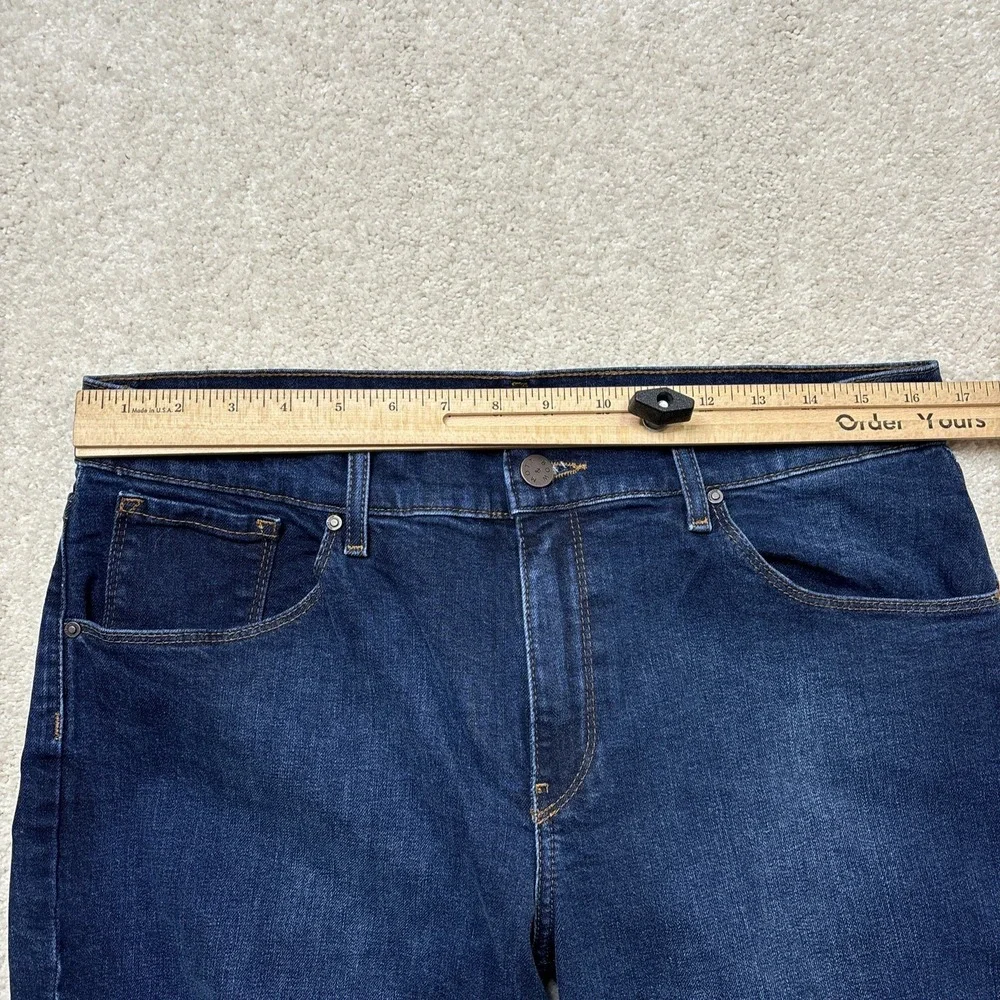 MOTT AND BOW Jeans Women's 32x30 Blue Boyfriend Denim Dark‎ Wash
